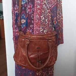 Vintage Brown Leather Purse